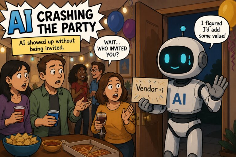 AI wasn't invited but shows up as your Vendor's plus 1 guest